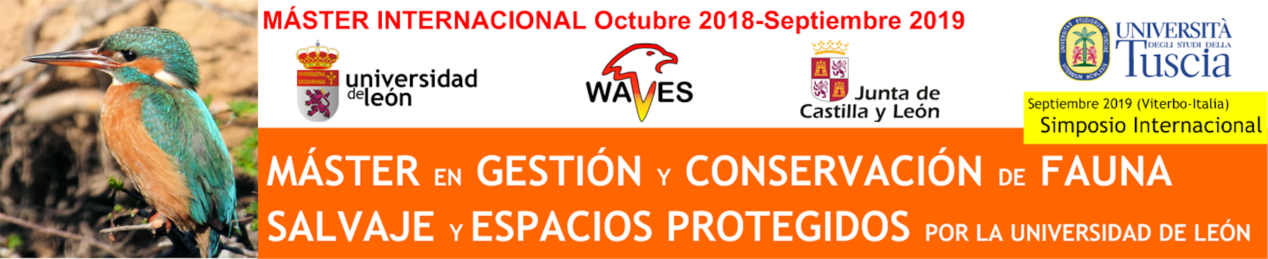 MÁSTER EN GESTIÓN Y CONSERVACIÓN DE FAUNA SALVAJE Y ESPACIOS PROTEGIDOS