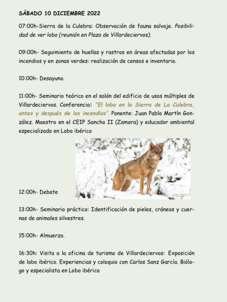 Expedición solidaria a la Sierra de la Culebra y Centro del Lobo